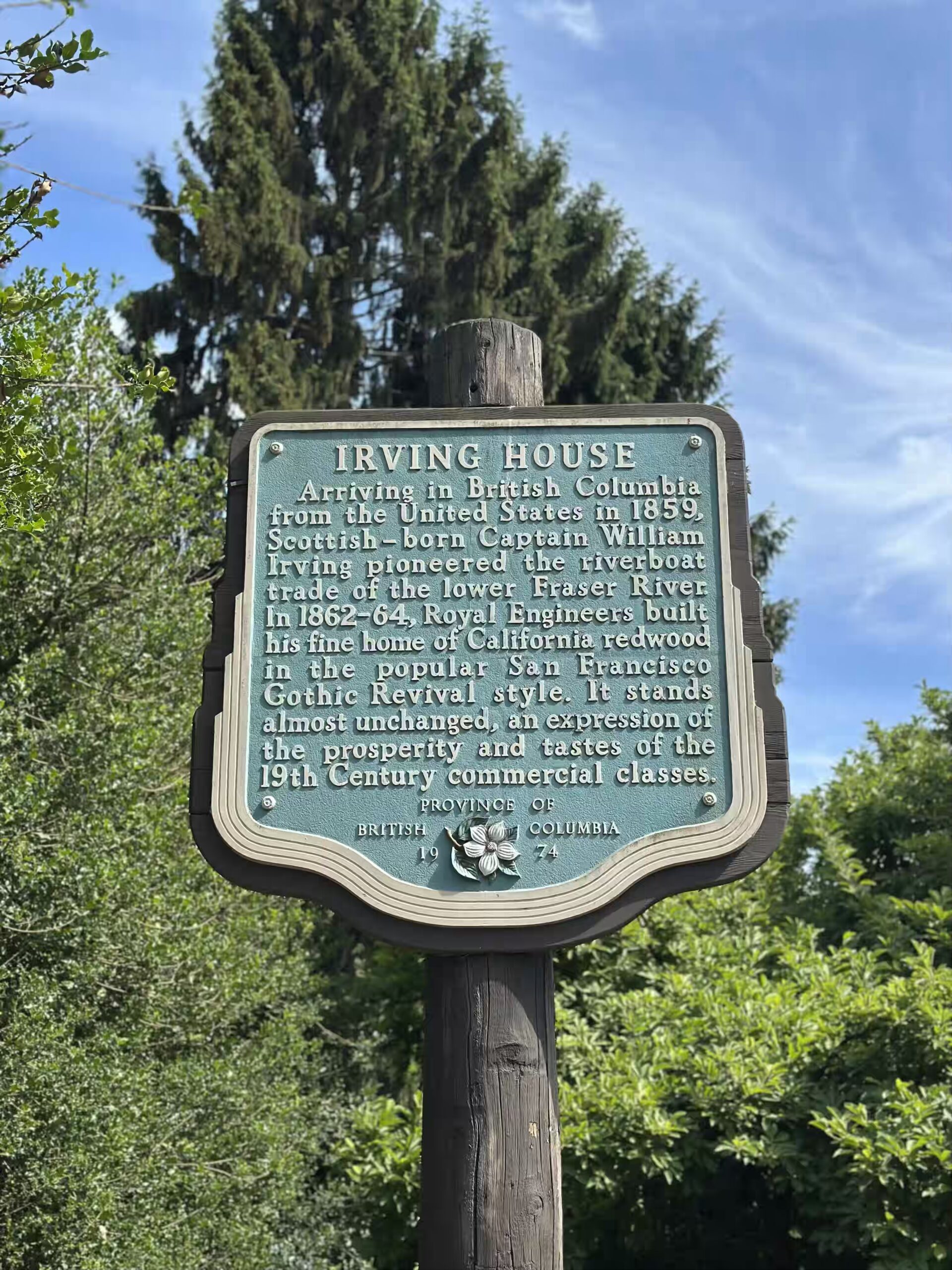 Inside the historic Irving House in New Westminster BC