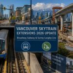Latest construction progress and updates on the Vancouver SkyTrain extensions 2026 update