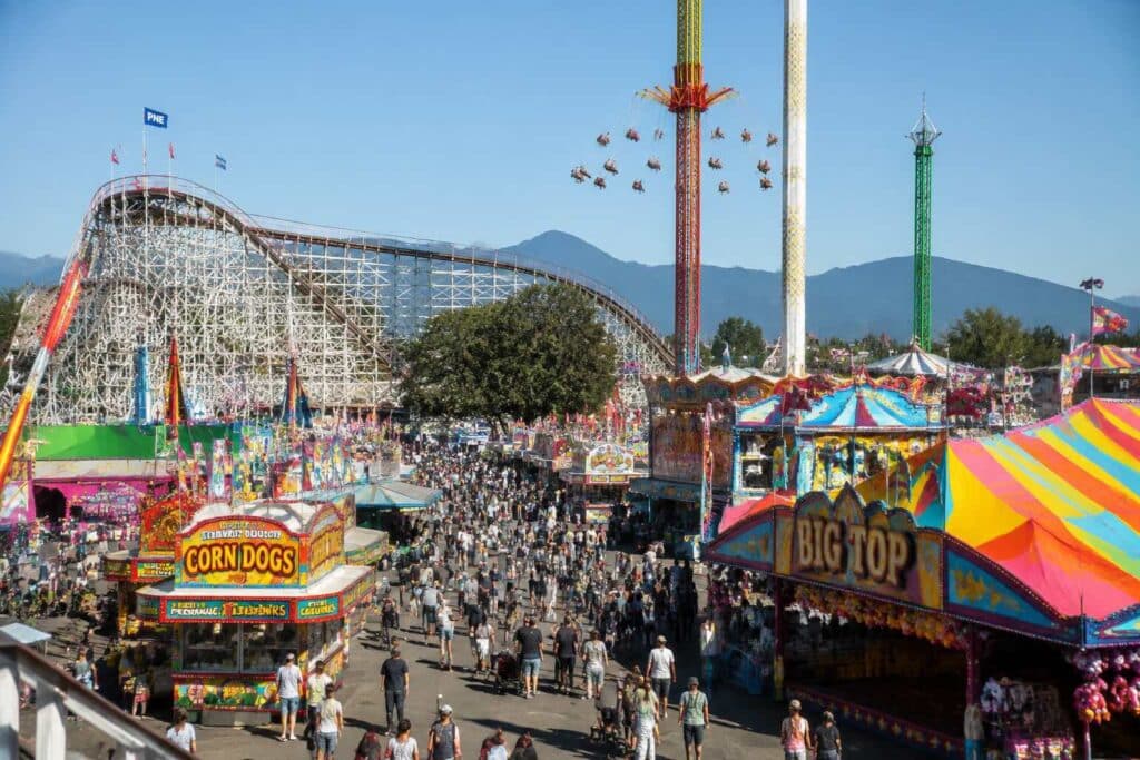 Vintage Wooden Rollercoaster at PNE Vancouver 2026