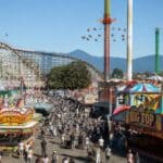 Vintage Wooden Rollercoaster at PNE Vancouver 2026