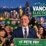 Pete Fry winning the Vancouver election 2026